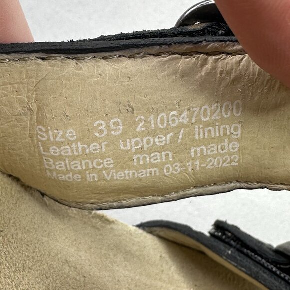 Womens 8.5-9 / EU 39 Dansko Dayna Sandals Black Suede Adjustable Vibram Slide - Picture 8 of 8